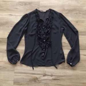 MASSIVE $10 SALE Elegant Cleo Ruffle Blouse